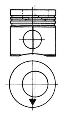 Píst KOLBENSCHMIDT 92982600