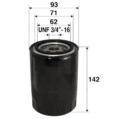 Olejový filtr VALEO 586024 Olejový filtr VALEO 586024