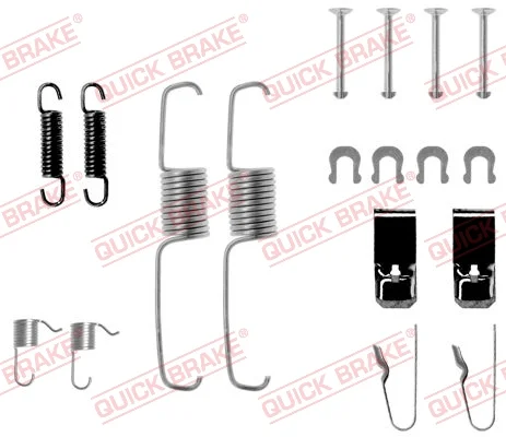 Sada příslušenství, brzdové čelisti QUICK BRAKE 105-0534