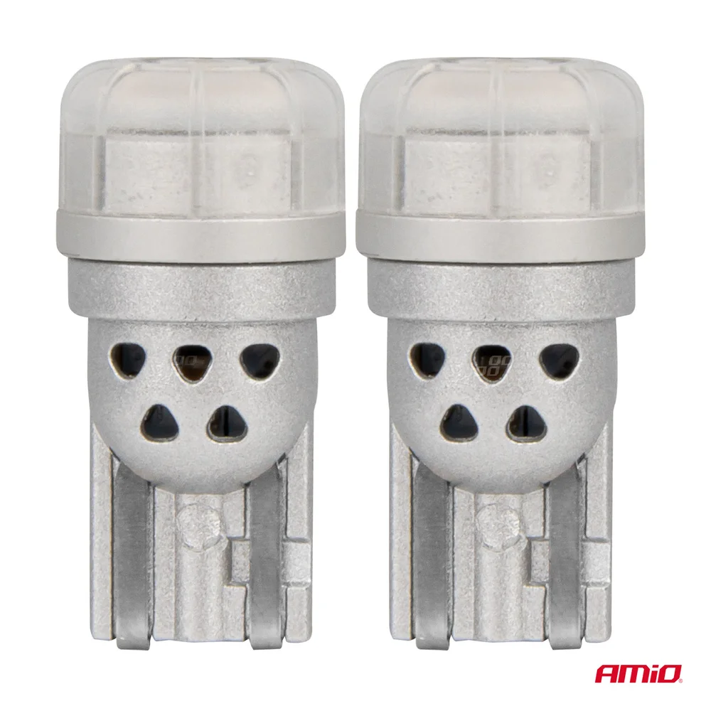 LED BUBLS 360 Pure Light Series STANDARD T10 W5W 3x3020 SMD White 12V/24V AMIO-03725 - Obrázek 2