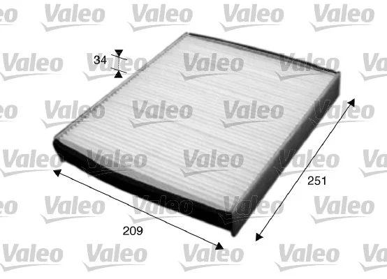 Filtr, vzduch v interiéru VALEO 715627 – OE 8687389