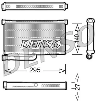 Vymenik tepla, Vnitrni vytapeni DENSO DRR02004 Vymenik tepla, Vnitrni vytapeni DENSO DRR02004