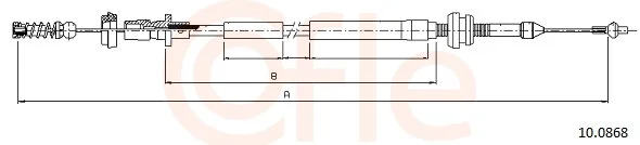 Lanko plynu COFLE 10.0868 – OE 1J1721555Q Lanko plynu COFLE 10.0868 – OE 1J1721555Q