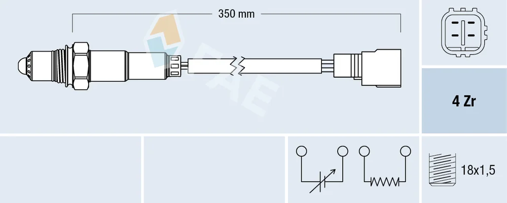 Lambda sonda FAE 77385