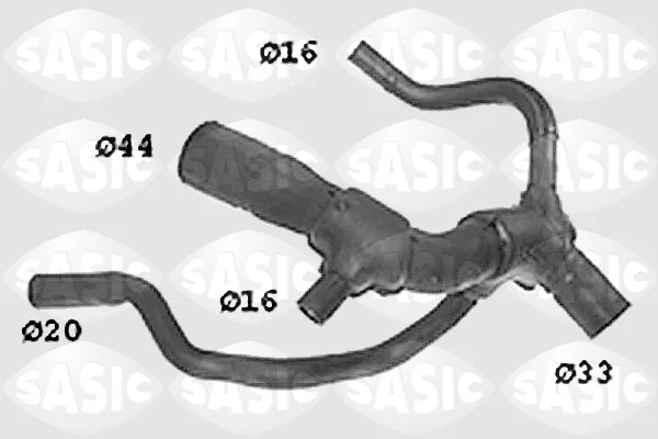 Hadice chladiče SASIC SWH6653 – OE 1013385 Hadice chladiče SASIC SWH6653 – OE 1013385