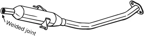 Stredni tlumic vyfuku BOSAL 284-573 Stredni tlumic vyfuku BOSAL 284-573