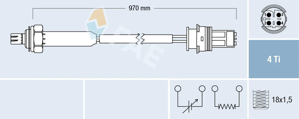 Lambda sonda FAE 77190