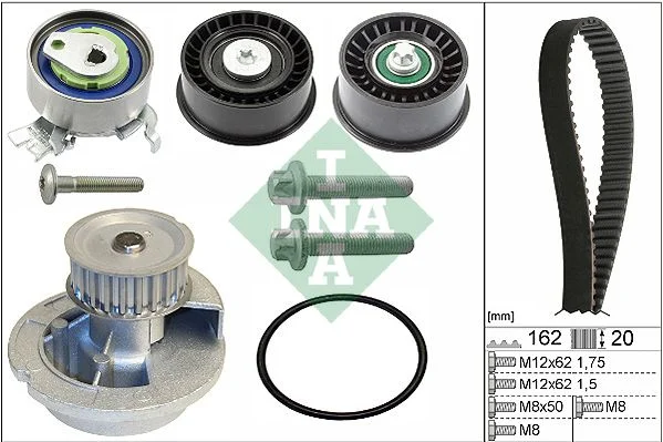 IN 530044131 Sada rozvodového řemene s vodní pumpou - KIT INA 75955