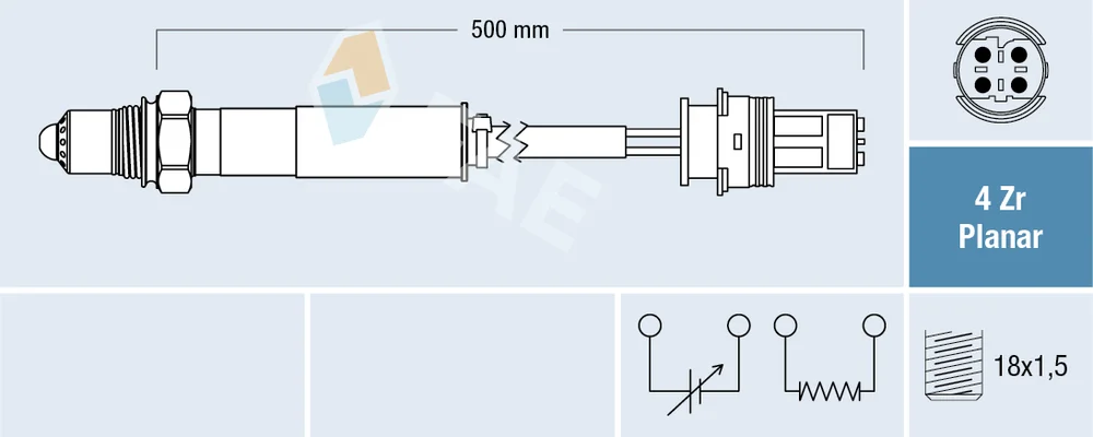 Lambda sonda FAE 77443