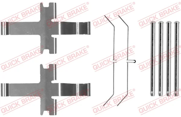 Sada prislusenstvi, oblozeni kotoucove brzdy QUICK BRAKE 109-1752
