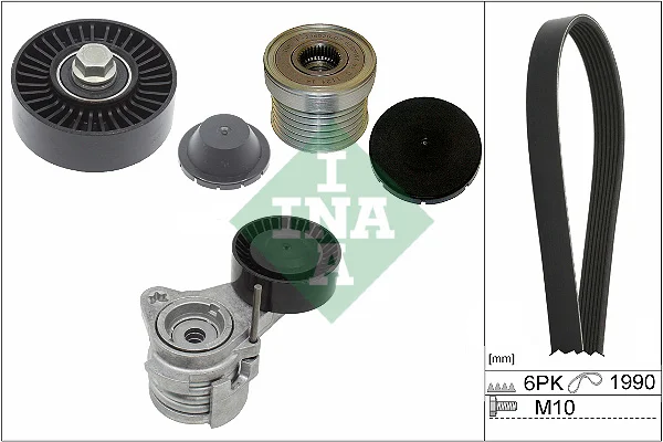 Sada žebrovaných klínových řemenů Schaeffler INA 529004320