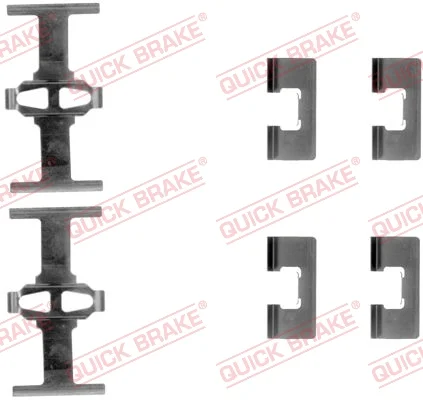 Sada prislusenstvi, oblozeni kotoucove brzdy QUICK BRAKE 109-1092