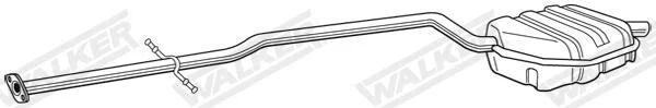 Zadni tlumic vyfuku WALKER 22684