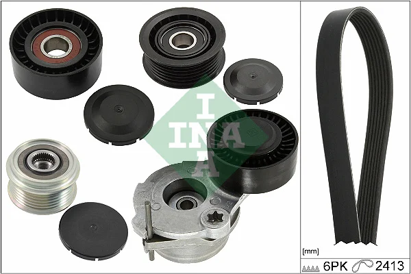 Sada žebrovaných klínových řemenů Schaeffler INA 529048420