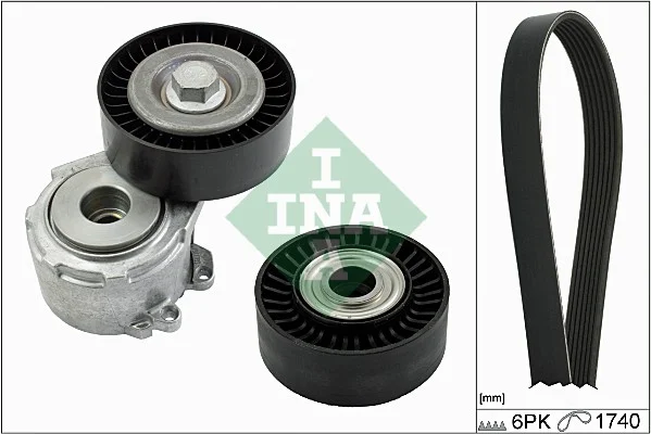 Sada zebrovanych klinovych remenu Schaeffler INA 529001810