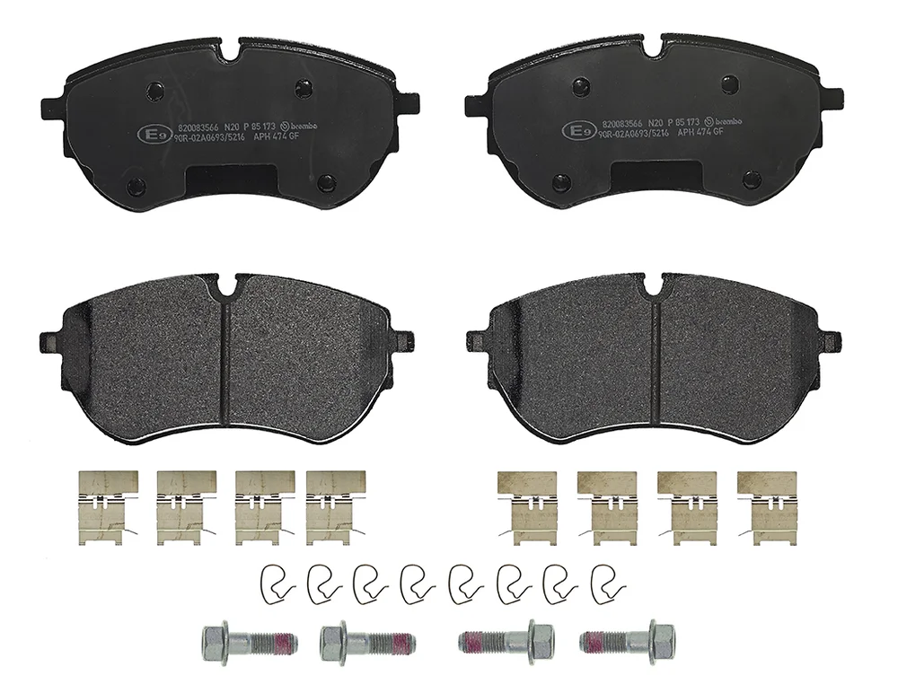 Sada brzdových destiček, kotoučová brzda BREMBO P85173