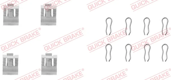 Sada prislusenstvi, oblozeni kotoucove brzdy QUICK BRAKE 109-1055