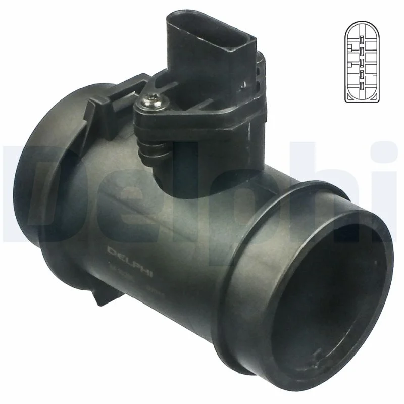 Snimac mnozstvi protekajiciho vzduchu DELPHI AF10285-12B1 Snimac mnozstvi protekajiciho vzduchu DELPHI AF10285-12B1
