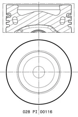 Píst MAHLE 028PI00116002