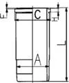 Válcové pouzdro KOLBENSCHMIDT 89839110 – OE 20483013
