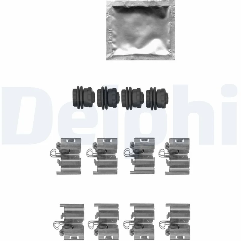 Sada příslušenství, obložení kotoučové brzdy DELPHI LX0668