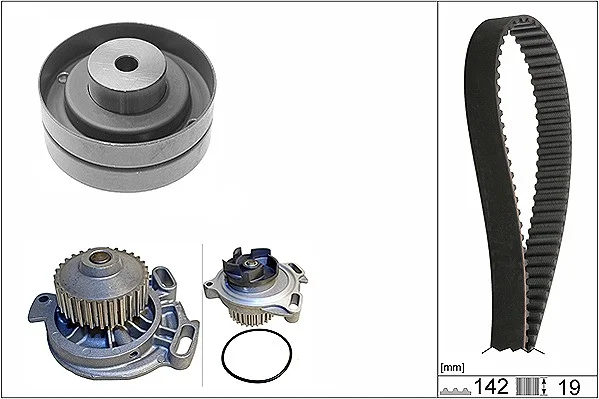 Vodni pumpa + sada ozubeneho remene Schaeffler INA 530015630