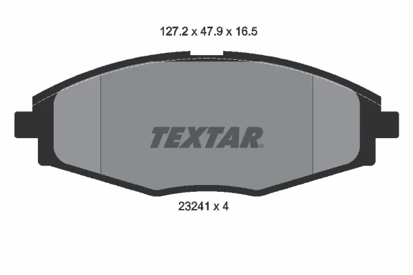 Sada brzdových destiček, kotoučová brzda TEXTAR 2324102