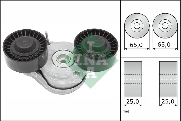 Napínací rameno, žebrovaný klínový řemen Schaeffler INA 534069610