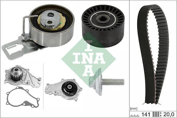 Vodni pumpa + sada ozubeneho remene Schaeffler INA 530069830
