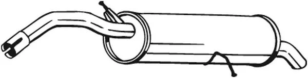 Zadni tlumic vyfuku BOSAL 190-243 – OE 1730GX Zadni tlumic vyfuku BOSAL 190-243 – OE 1730GX