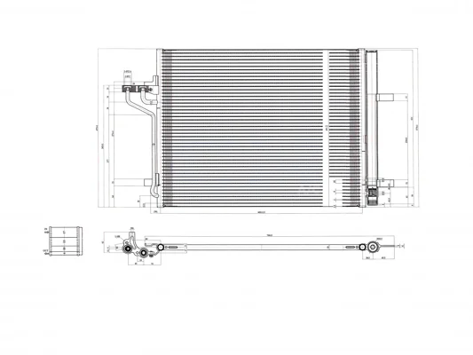 CHLADIČ DO KLIMAT. FORD KUGA 13- HART 621658
