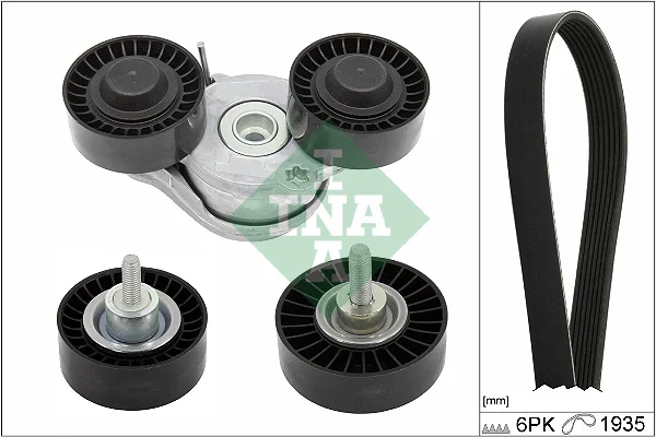 Sada žebrovaných klínových řemenů Schaeffler INA 529042610