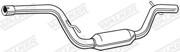 Stredni tlumic vyfuku WALKER 23060 – OE 30730687