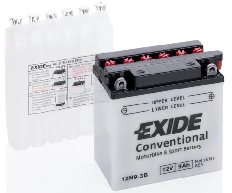 startovací baterie EXIDE 12N9-3B startovací baterie EXIDE 12N9-3B