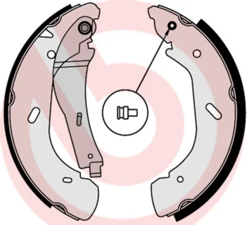 Sada brzdových čelistí BREMBO S56513