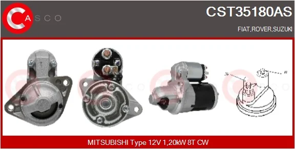 Startér CASCO CST35180AS