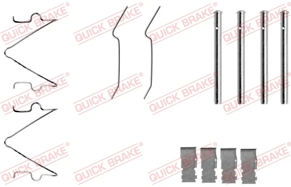 Sada prislusenstvi, oblozeni kotoucove brzdy QUICK BRAKE 109-1173