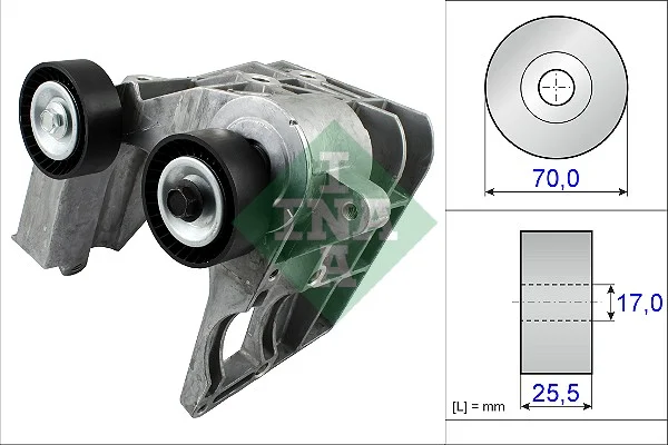 Napinaci rameno, zebrovany klinovy remen Schaeffler INA 534046710