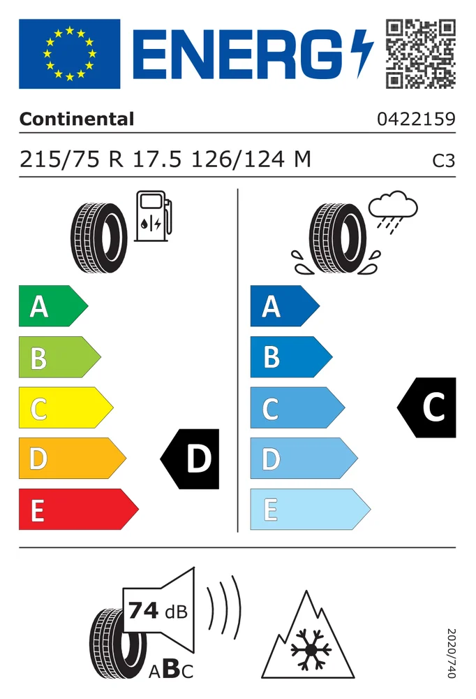 215/75R17.5 CCO CHLD3 MS CONTINENTAL 215/75R17.5CCOCHLD3MS 215/75R17.5 CCO CHLD3 MS CONTINENTAL 215/75R17.5CCOCHLD3MS