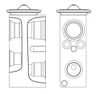 Expanzní ventil, klimatizace MAHLE AVE3000S Expanzní ventil, klimatizace MAHLE AVE3000S
