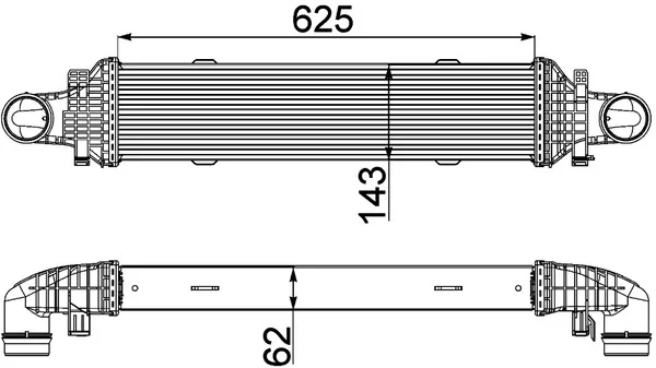 Chladič turba MAHLE CI357000P