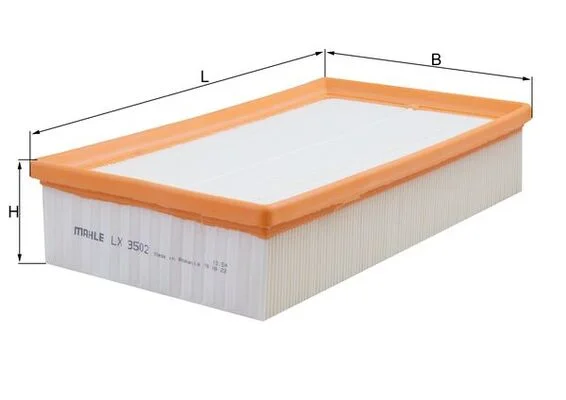 Vzduchový filtr MAHLE LX3502