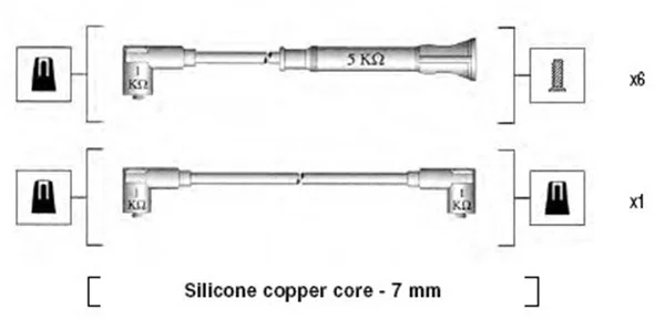Sada kabelů pro zapalování MAGNETI MARELLI 941075040546
