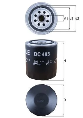 Olejový filtr KNECHT OC485