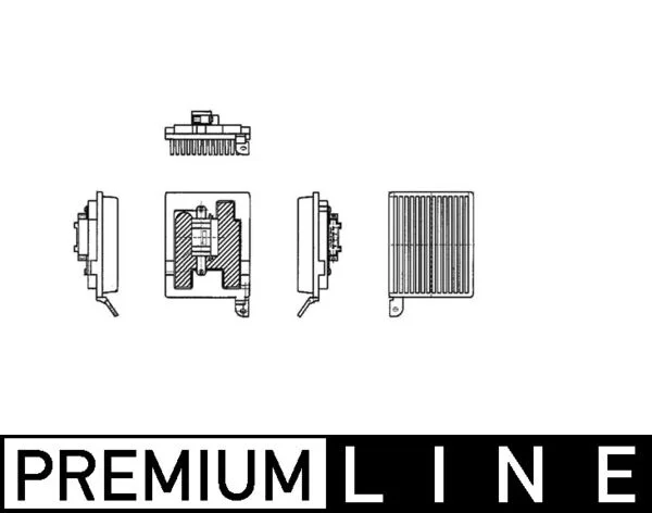 Regulace, vnitrni ventilace MAHLE ABR32000P Regulace, vnitrni ventilace MAHLE ABR32000P