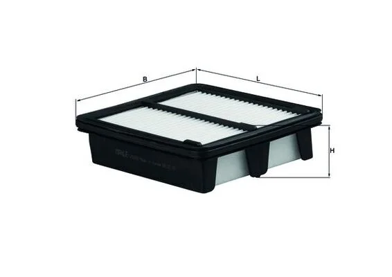 Vzduchový filtr KNECHT LX2889 – OE 17220RBJ000