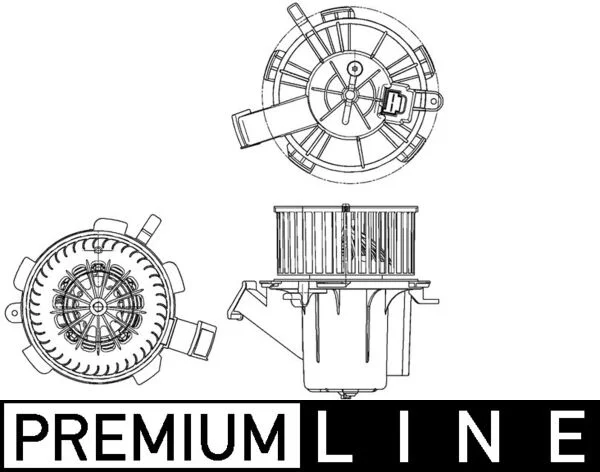vnitřní ventilátor MAHLE AB132000P