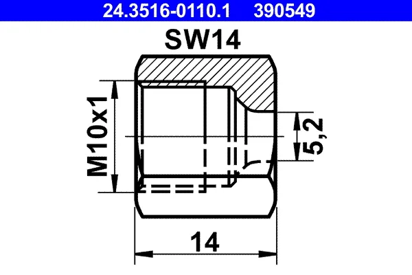 Přesuvná matice ATE 24.3516-0110.1