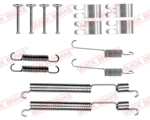 Sada příslušenství, brzdové čelisti QUICK BRAKE 105-0053