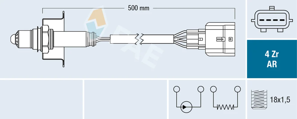 Lambda sonda FAE 75646